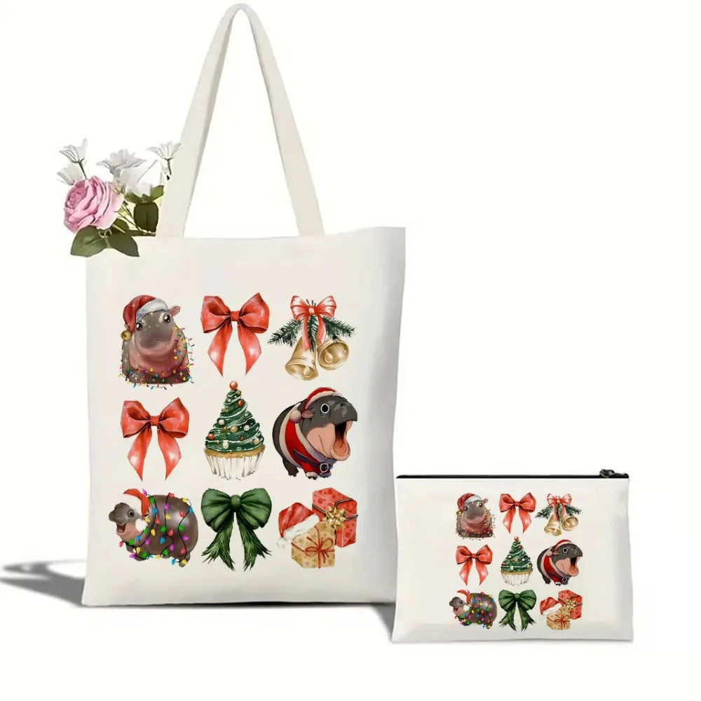 Christmas Tote & Cosmetic: Travel Gifts