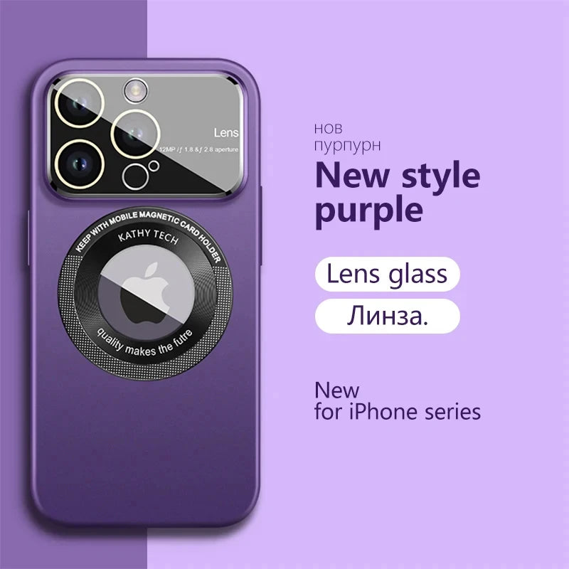 Pulple Luxury Matte Camera Lens Protector iPhone Cover