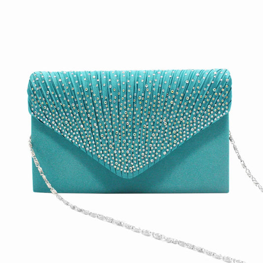 Dammode sidenbälte Clutch – Elegant Evening Prom Handväska.