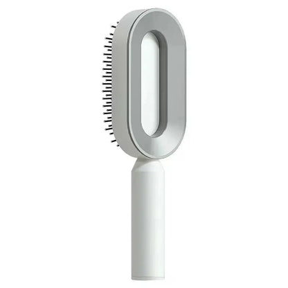 Self-Cleaning Hairbrush for Women – One-Key Cleaning, Hair Loss Airbag Scalp Massage Comb, Anti-Static Hairbrush.