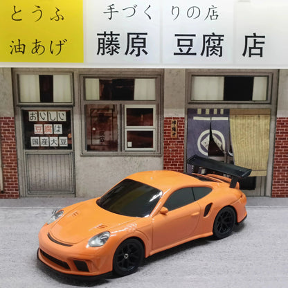 2.4G High speed Drift Rc Car 1/43 4WD Remote Control Car Four Wheel Drive Radio Controlled Mini GTR Racing Model Boy Toy Gift