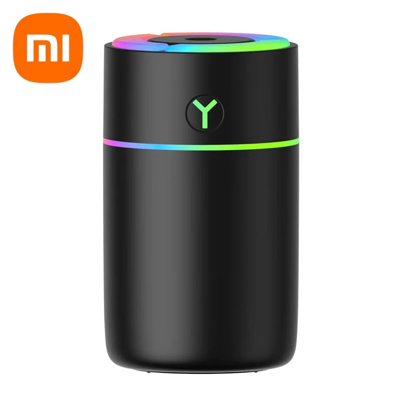 Xiaomi Colorful Humidifier – Mini Silent Aromatherapy Sprayer, Nano Mist with Timing Protection for Car & Desktop