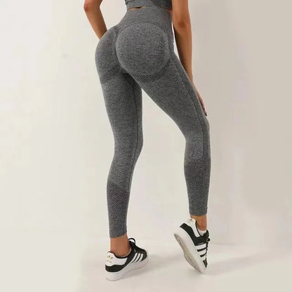 Women's High Waist Seamless Quick-Dry Yoga Leggings