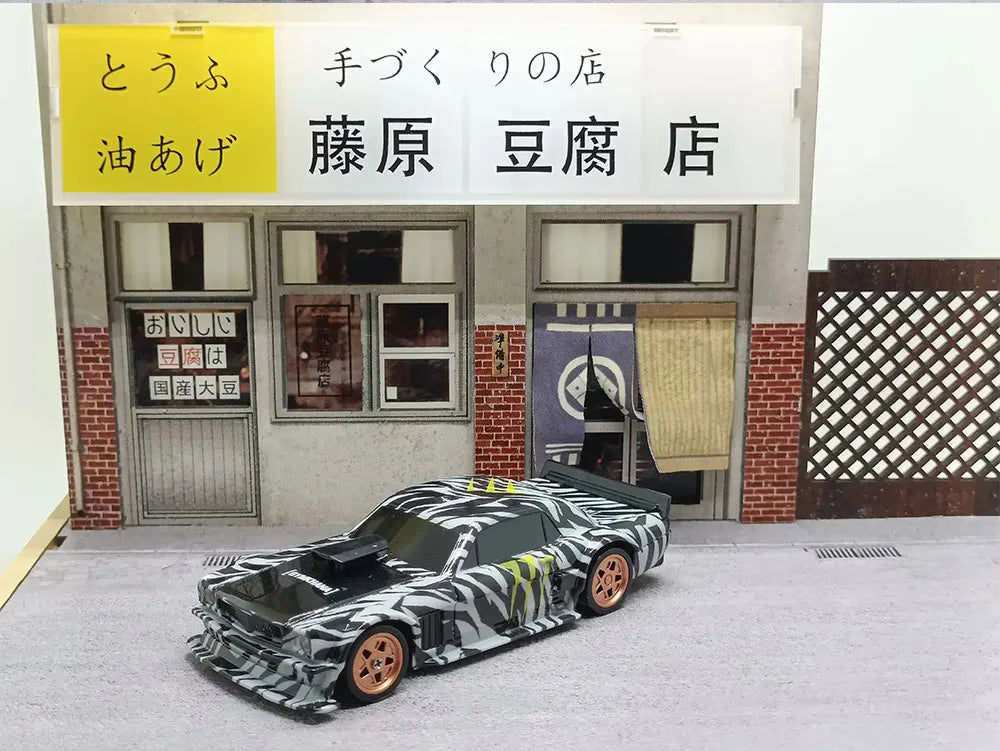 2.4G Höghastighets Drift Rc Bil 1/43 4WD Fjärrkontroll Bil Fyrhjulsdrift Radiostyrd Mini GTR Racing Modell Pojke Leksak Present