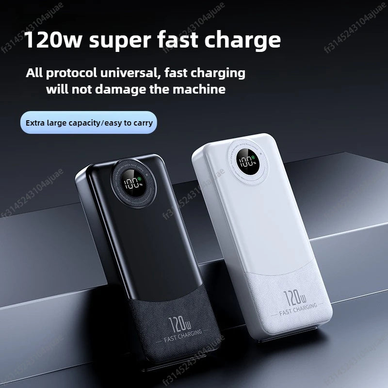 10000/20000mAh Ultrastor kapacitet 120W Supersnabb laddning Power Bank