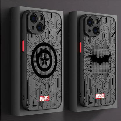 Marvel Spider Man Iron Man Cover Telefonfodral för iPhone-modeller – För POCO X6 Pro