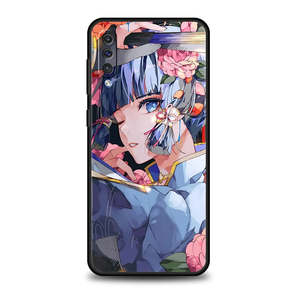 Genshin Impact Hu Tao Xiao Phone Case For Samsung A52 A12 A32 4G A22 5G A30 A50 A20e A72 A70 A02s A04s A10s A20s A40 A42 Cover