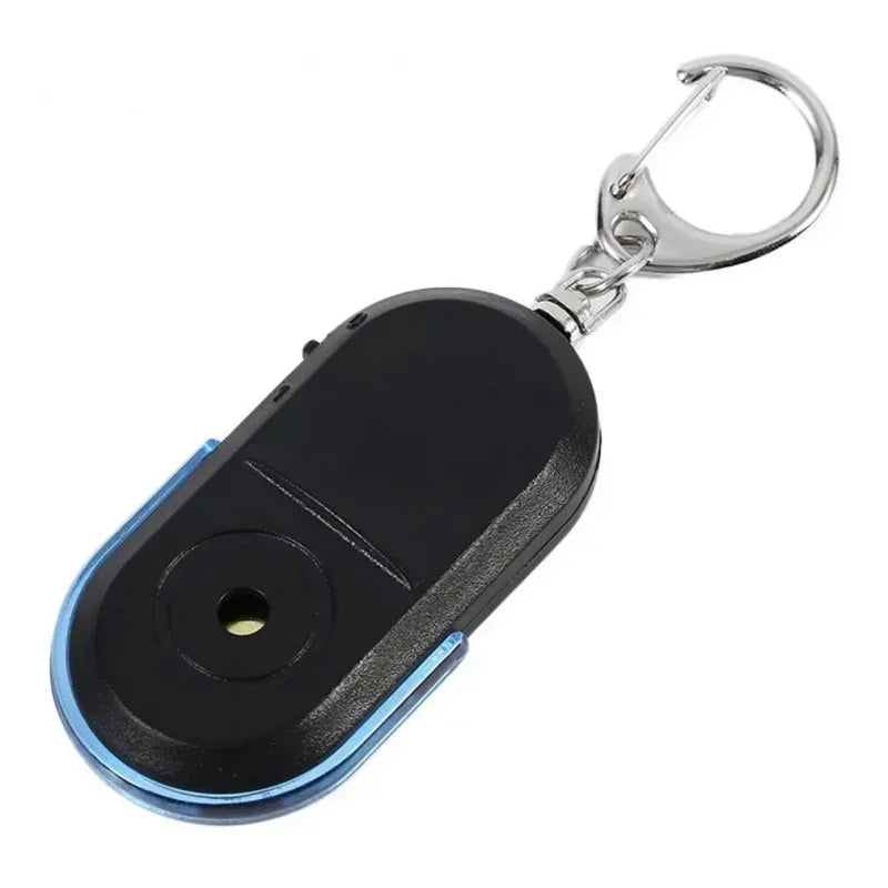 Smart Find Locator Anti-Lost Key Finder Keychain Whistle Beep Sound Control LED Torch Portable Car Key Mini Finder