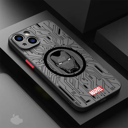 Marvel Spider Man Iron Man Cover Phone Case for iPhone Models – For POCO X6 Pro