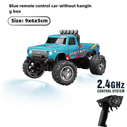 RC Cars 1:64 Metal Mini Drift Rc Car Remote Control Car High-Speed Off-road Climbing Racing Cars Children's Toys for Kids Custom