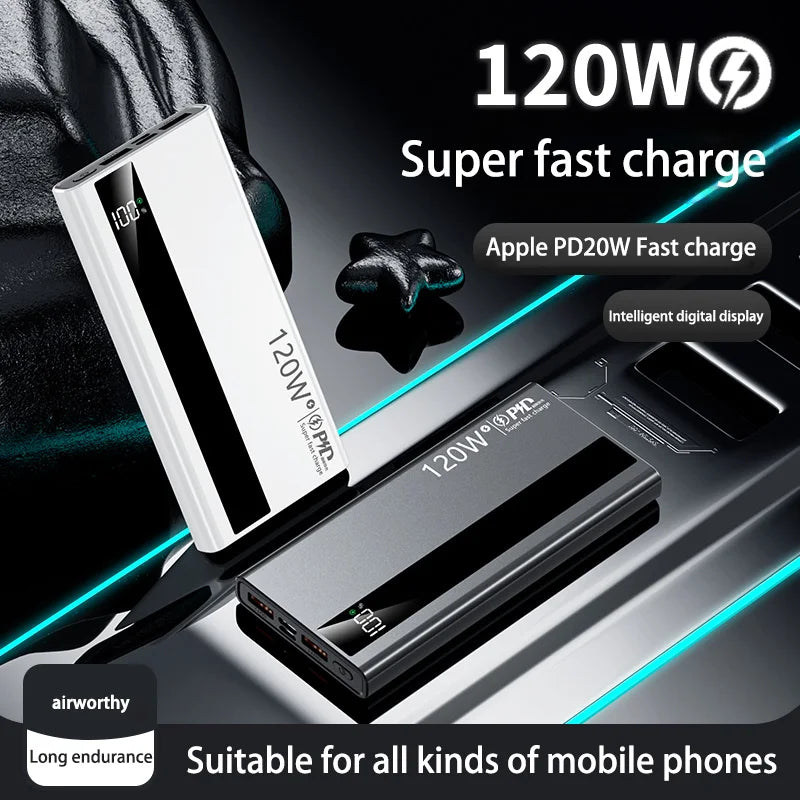 "Xiaomi 200000mAh 120W High Capacity Digital Display Fast Charging Power Bank