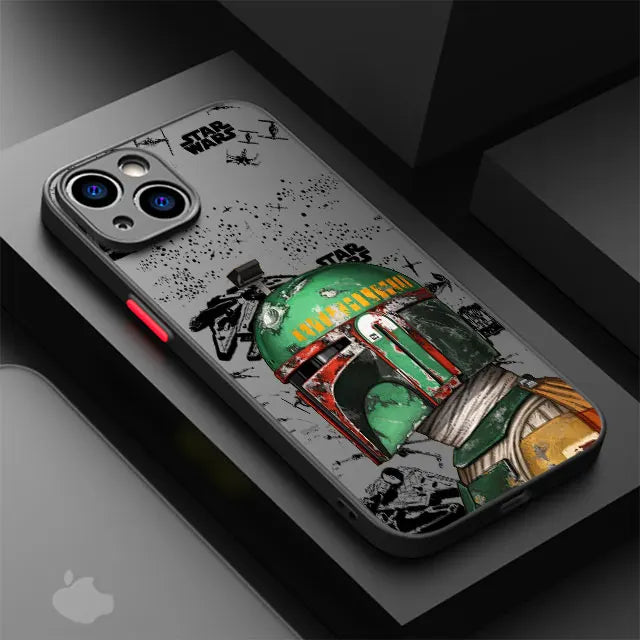 Stars Wars Cool Hero Soft Phone Fodral för Apple iPhone