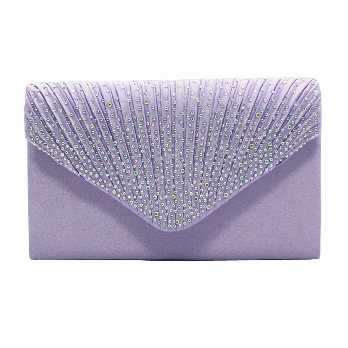 Women's Fashion Silk Belt Clutch – Elegant Evening Prom Handbag Purse.