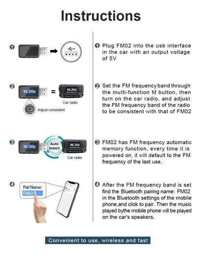 Bil Bluetooth 5.3 Sändare Mottagare Handsfree Ring Mini USB Power Car Kit Auto Stereo Trådlös Ljud Adapter För Bil Fm Radio