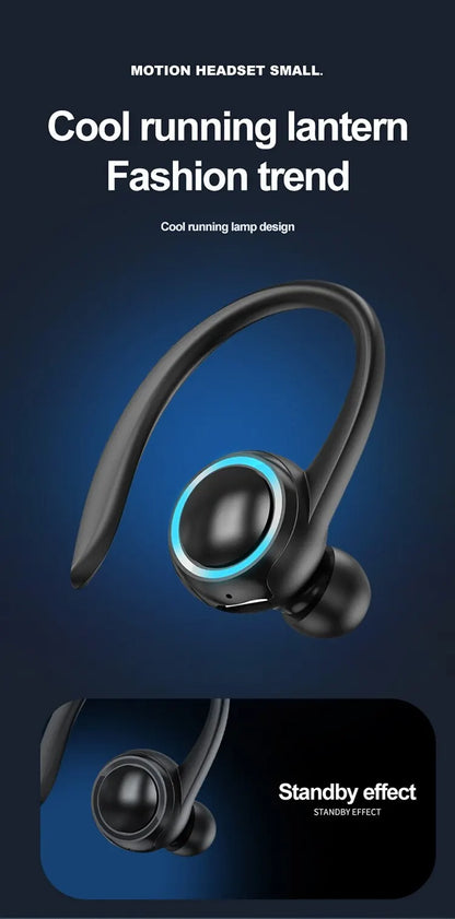 New Private Model Wireless Bluetooth Headset Ear Mounted Sports Business Painless Noise Reduction Stereo Headset