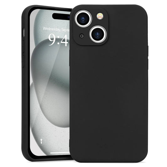 Black Slim Flexible Silicone Case For iPhone