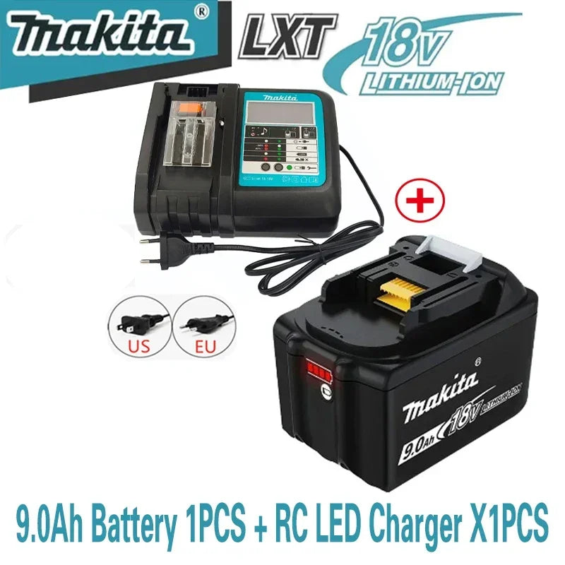 100% Original Makita 6Ah/5Ah/3Ah for Makita 18V Battery BL1830B BL1850B BL1850 BL1840 BL1860 BL1815 Replacement Lithium Battery