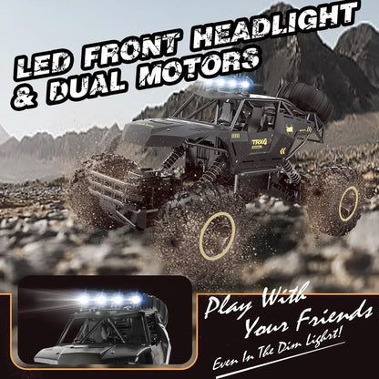 New 4WD RC Cars Off-Road Remote Control Buggy Truck Racing Drift with LED Lights RTR Vehicle for Children’s Toy Gifts