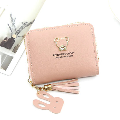 2024 Short Women Wallets – Mini Cute Coin Pocket Card Holder, Female Purse, New Fashion Kpop Small Wallet for Girls.