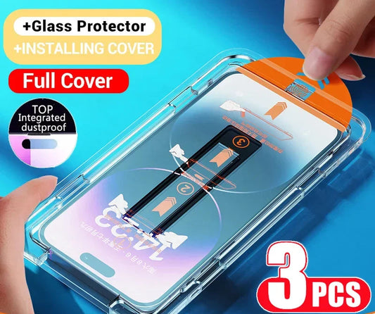 Oleophobic Coating Dust Free Easy Installation Screen Protector For iPhone 14 11 13 12 15 Pro Max Mini XS X XR 15 16 Plus Glass