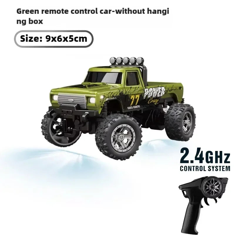 RC Cars 1:64 Metal Mini Drift Rc Car Remote Control Car High-Speed Off-road Climbing Racing Cars Children's Toys for Kids Custom