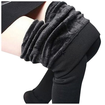 Women's Thick Cashmere Wool Leggings Winter Warm Pants