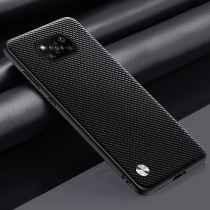 Lyxigt PU-läderfodral för Xiaomi Poco X3 Pro, matt bakstycke Silikonskydd för Poco X3 NFC, X3 Pro, Poco X3 Coque