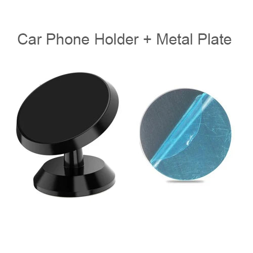 Car Phone Holder Magnetic Universal Magnet Phone Mount for iPhone 15 Samsung in Car Mobile Cell Phone Holder Stand GPS Support