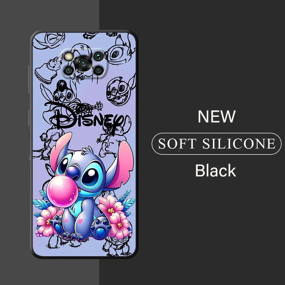 Disney Stitch Phone Case for Xiaomi Mi 11 Lite 12T 11T Pro 10T 12 13 5G 13 14 Pro 13 12 Lite 12X Silicone Cover