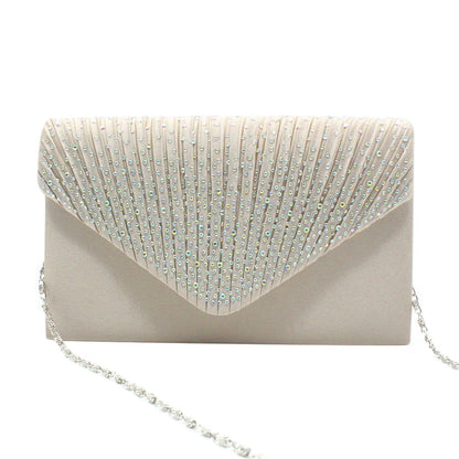 Dammode sidenbälte Clutch – Elegant Evening Prom Handväska.