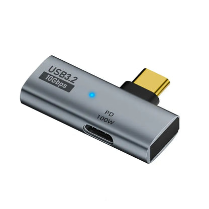 USB Type-C OTG 2-i-1-adapter med 100W PD-laddnings- eller ångdäcksbrytare USB C till USB 3.2-konverteradapter