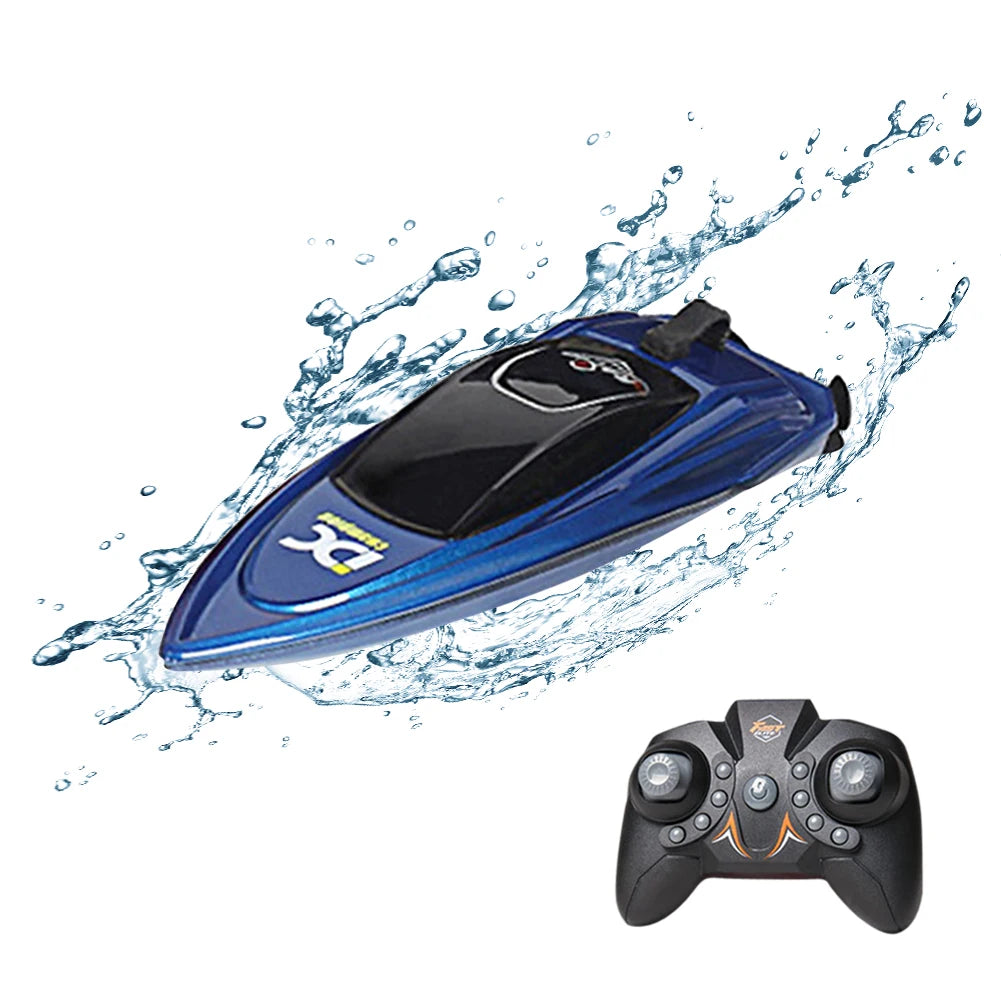 2.4GHz Electric RC Speed Boat Remote Control Watercraft Ship with LED for Kids Adults Holiday Birthday Party Gifts