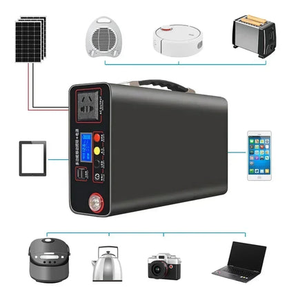 300W Portable Power Station 220V 90000mAh Power Bank for Camping