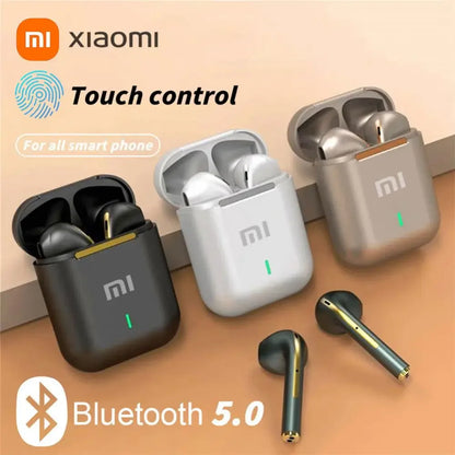 Xiaomi J18 trådlös hörlur HiFI In-ear Stereo med mikrofon Bluetooth Touch Vattentät brusreducerande olika hörlurar