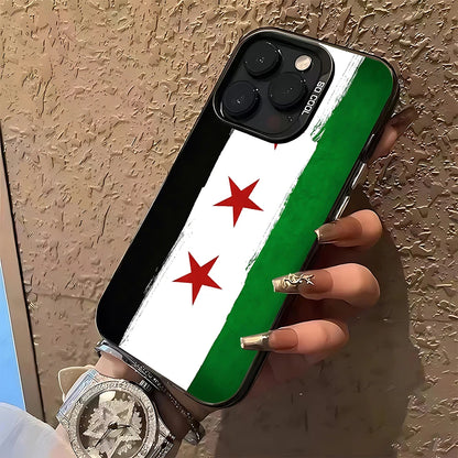 Syrian Revolution Flag Case For iPhone: Anti Fall Matte Back Cover