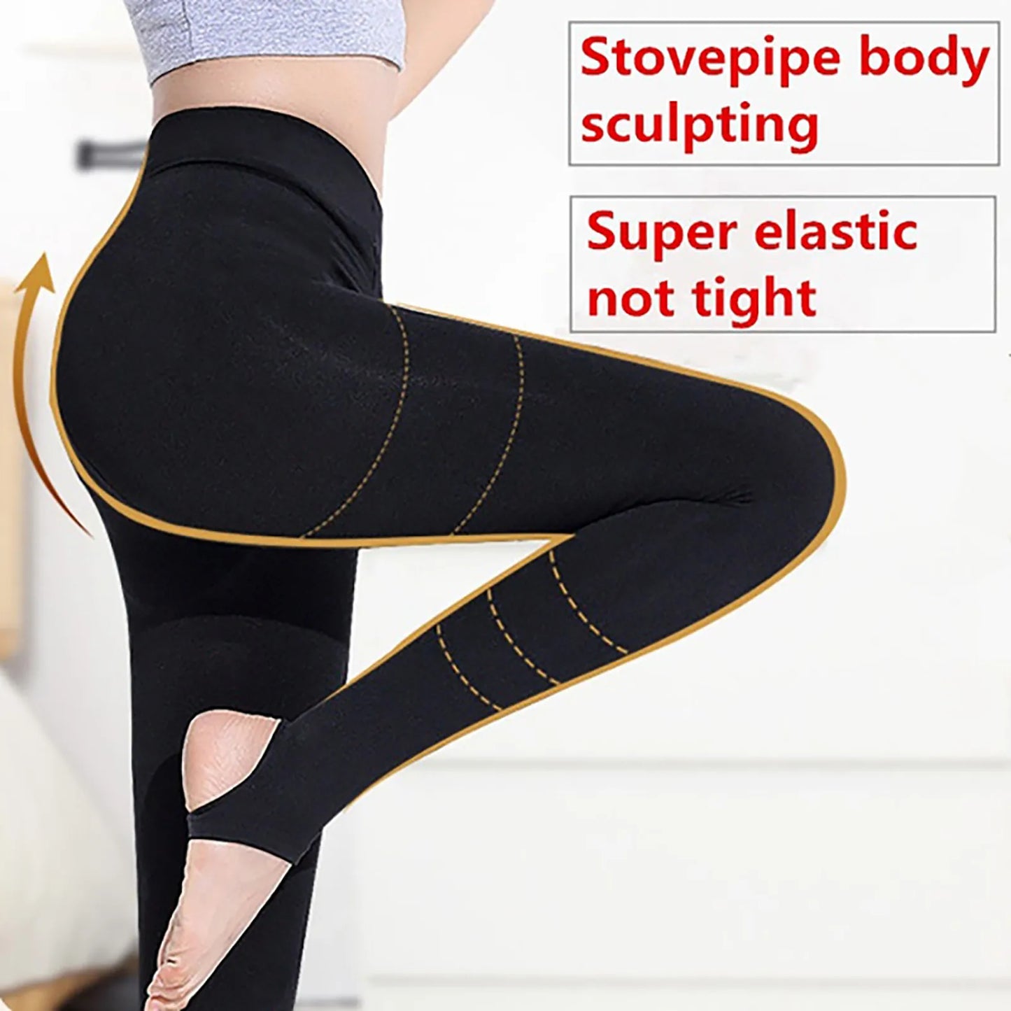 Women's Thick Cashmere Wool Leggings Winter Warm Pants