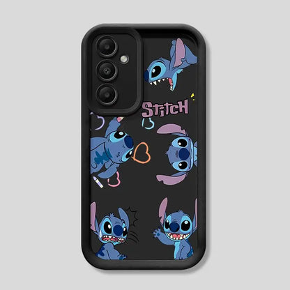 whit Stitch phone case matte for Samsung Galaxy