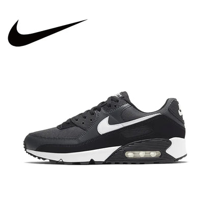 Nike Air Max 90 Neutral Low Top löparskor Svartvitt