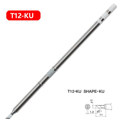 T12 Soldering Iron Tips Replacement Various Models of Tip Electric Soldering Iron Tip T12-ILS D52 K KU I D24 BC2 C4 C1 JL02