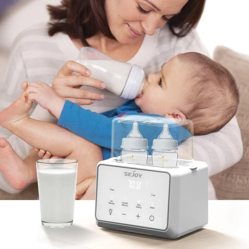 Multi-Function Baby Bottle Warmer – Fast Heating, Sterilizer & Food Heater with Accurate Temperature Control