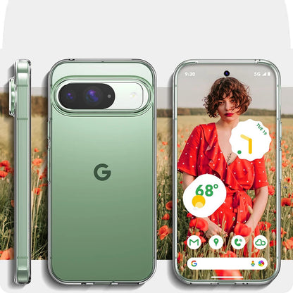 Silikonmjukt ultratunt fodral för Google Pixel Genomskinligt genomskinligt bakstycke