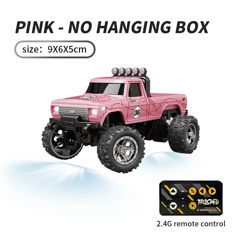 RC Cars 1:64 Metal Mini Drift Rc Car Remote Control Car High-Speed Off-road Climbing Racing Cars Children's Toys for Kids Custom