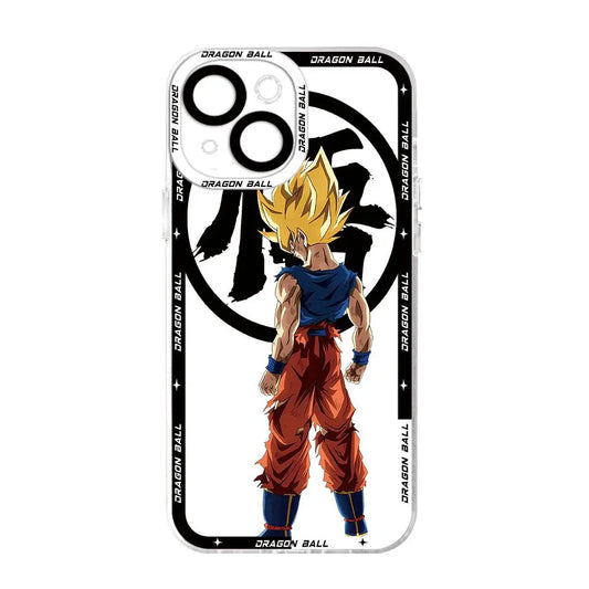 Anime Dragon Ball telefonfodral för Apple iPhone-modeller – Silikonskal för iPhone