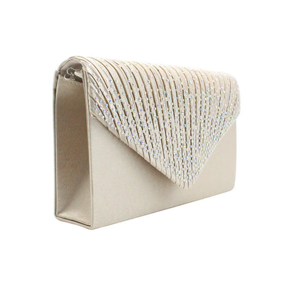 Dammode sidenbälte Clutch – Elegant Evening Prom Handväska.