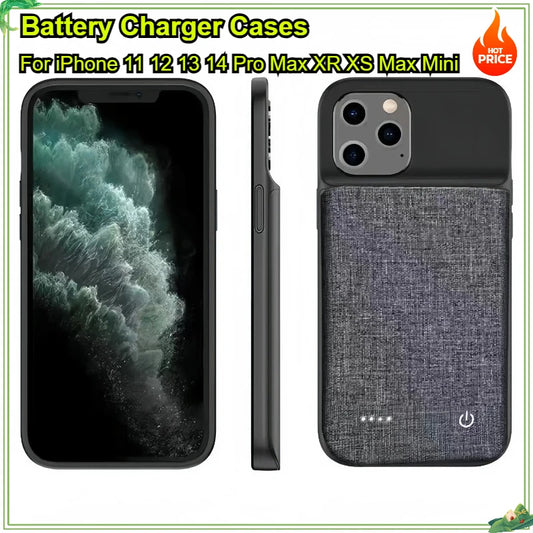 20000mAh Battery Charger Case for iPhone Portable Power Bank