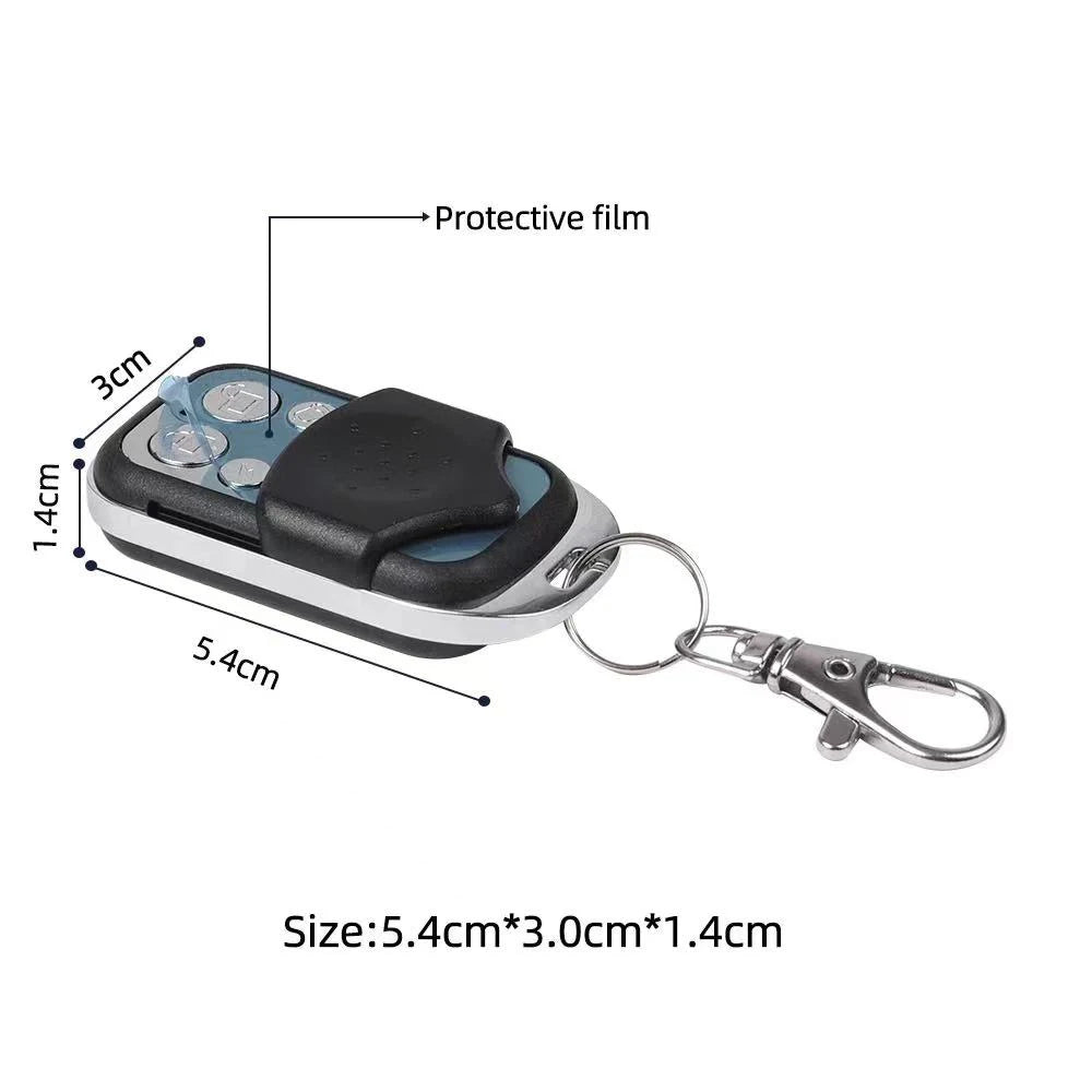 Universal 4 Buttons Garage Door Opener Remote Control 433MHZ Clone Fixed Learning Rolling Code Duplicator Garage