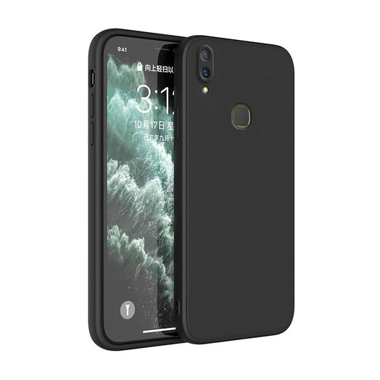 Luxury Liquid Black Silicone Phone Case for Xiaomi Redmi Note 5 6 7 8 8T 9 9s 10S 10 Pro Fundas Redmi 8 8A 9 9A 9C 10A 10C Cover Case