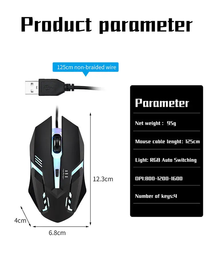 Högkvalitativ ergonomisk designmus RXI