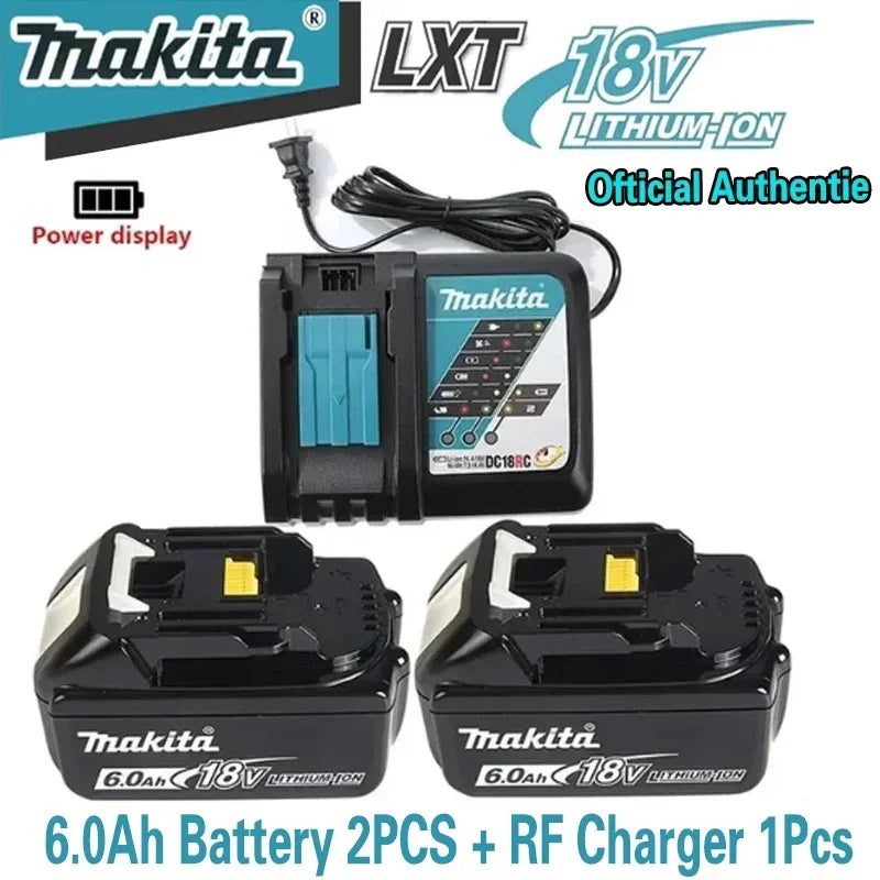 100 % original Makita 6Ah/5Ah/3Ah för Makita 18V batteri BL1830B BL1850B BL1850 BL1840 BL1860 BL1815 Ersättningslitiumbatteri