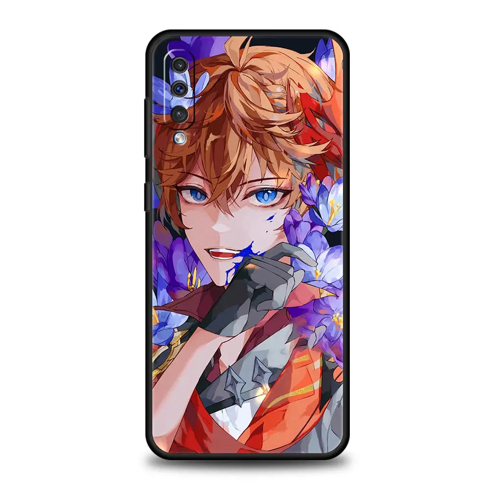 Genshin Impact Hu Tao Xiao Phone Case For Samsung A52 A12 A32 4G A22 5G A30 A50 A20e A72 A70 A02s A04s A10s A20s A40 A42 Cover